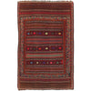 Traditional Flat Weave Kilim 4' 0" x 6' 5" ft / 122 x 196 cm - No. B20386