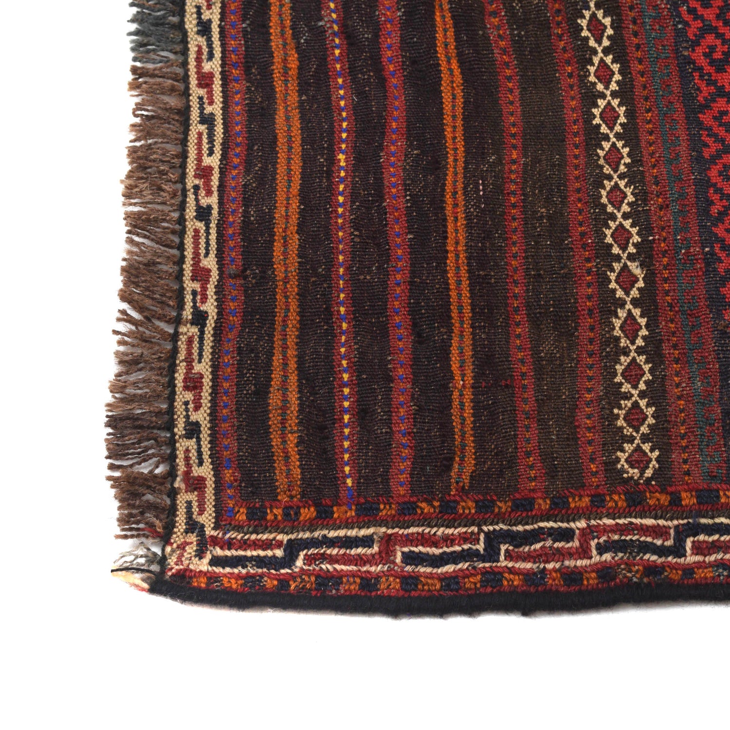 Traditional Flat Weave Kilim 4' 0" x 6' 5" ft / 122 x 196 cm - No. B20386
