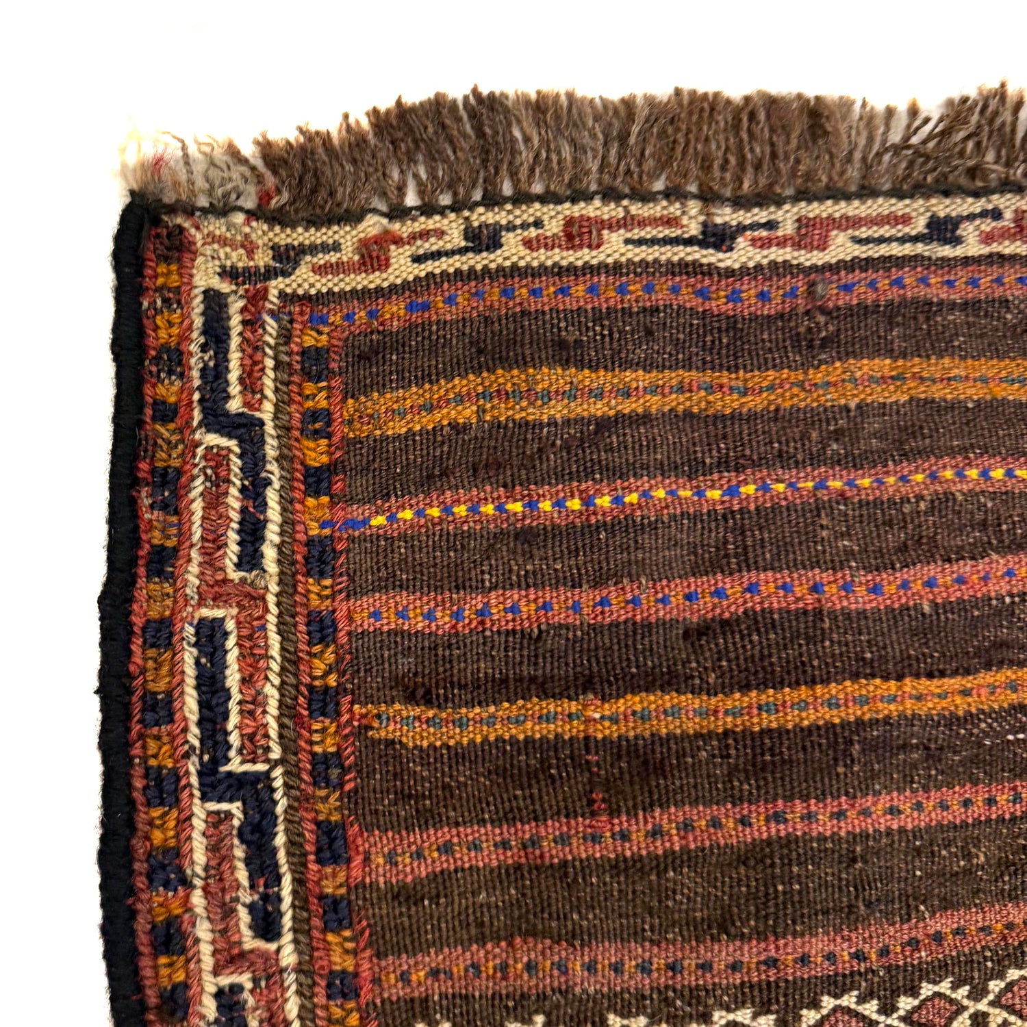 Traditional Flat Weave Kilim 4' 0" x 6' 5" ft / 122 x 196 cm - No. B20386