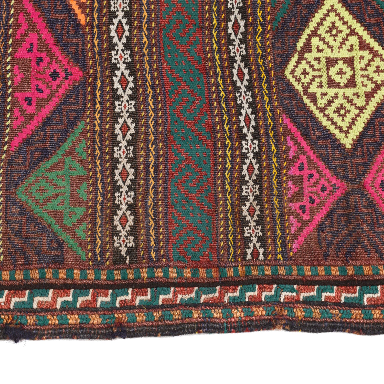 Hand Knotted Laghari Kilim 3' 7" x 5' 2" ft / 110 x 158 cm - No. B20391