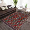 Hand Knotted Laghari Kilim 4' 8" x 6' 6" ft / 143 x 197 cm - No. B20392