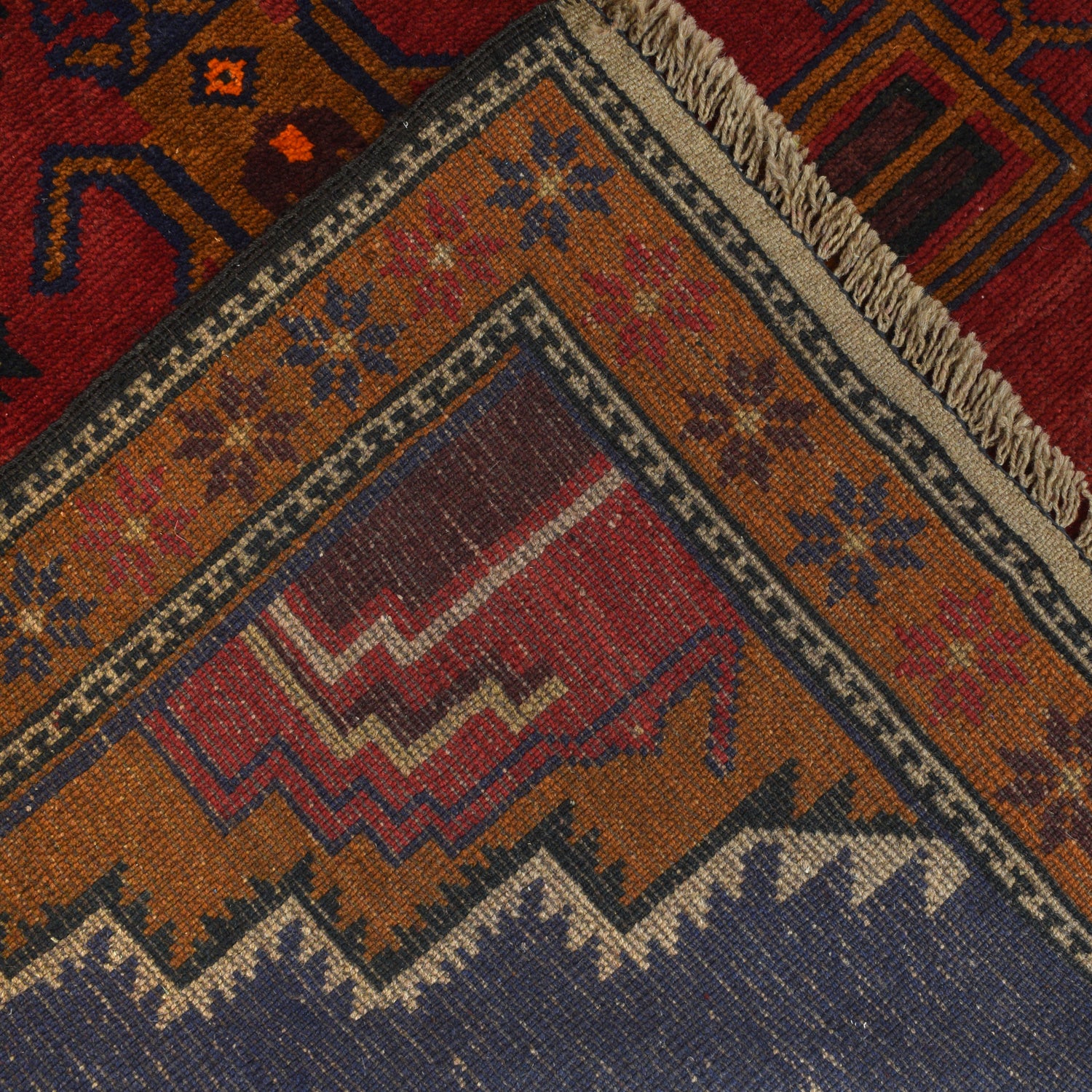 Multi Color Baluchi Rug 4' 6" x 6' 9" ft / 137 x 206 cm - No. B20400