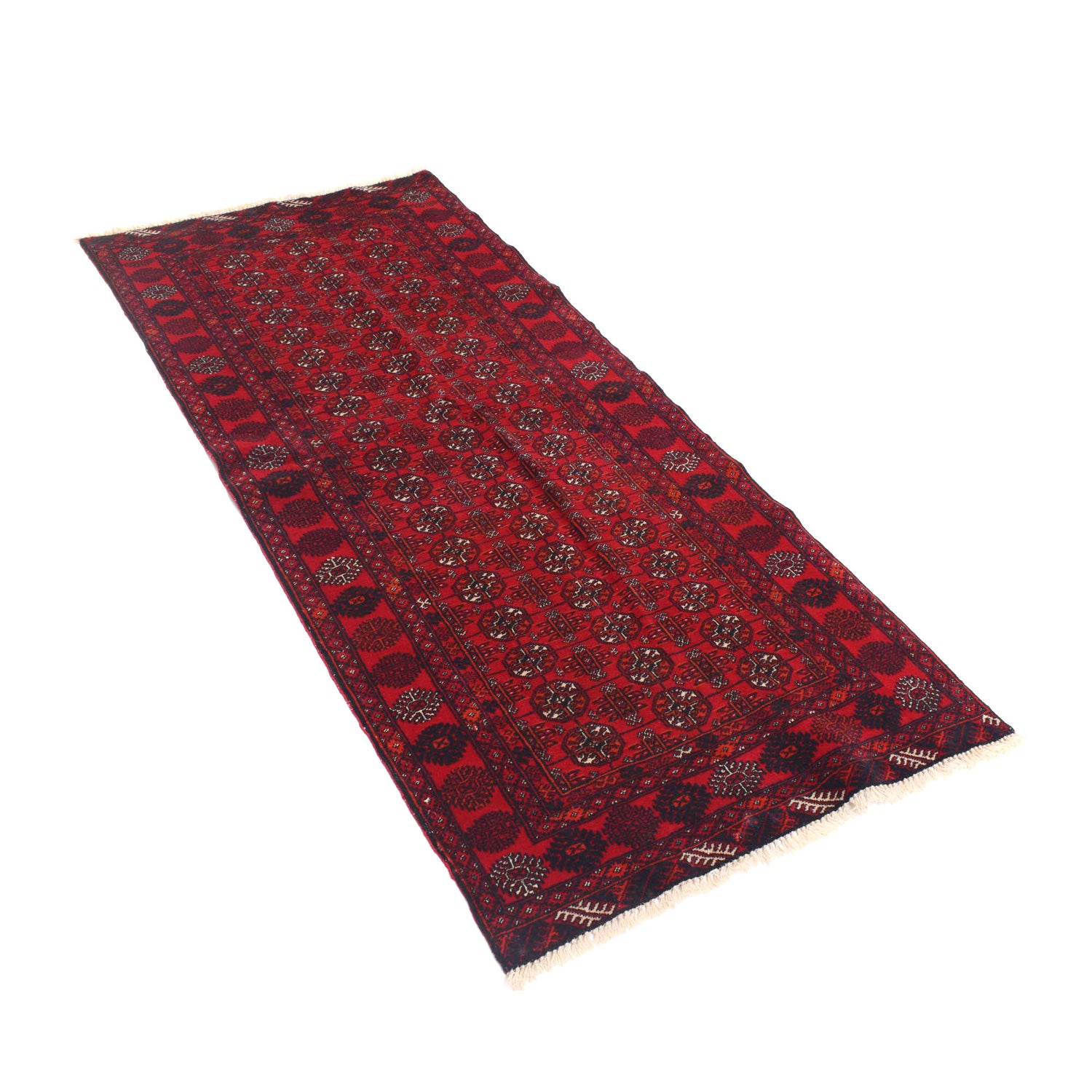 Oriental Bokhara Runner Rug 2' 7" x 6' 1" ft / 79 x 185 cm - No. B20416