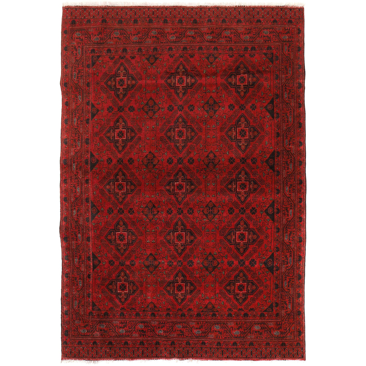 Hand knotted Khal Mohammadi Rugs 5' 6" x 7' 10" ft / 168 x 238 cm - No. B20481