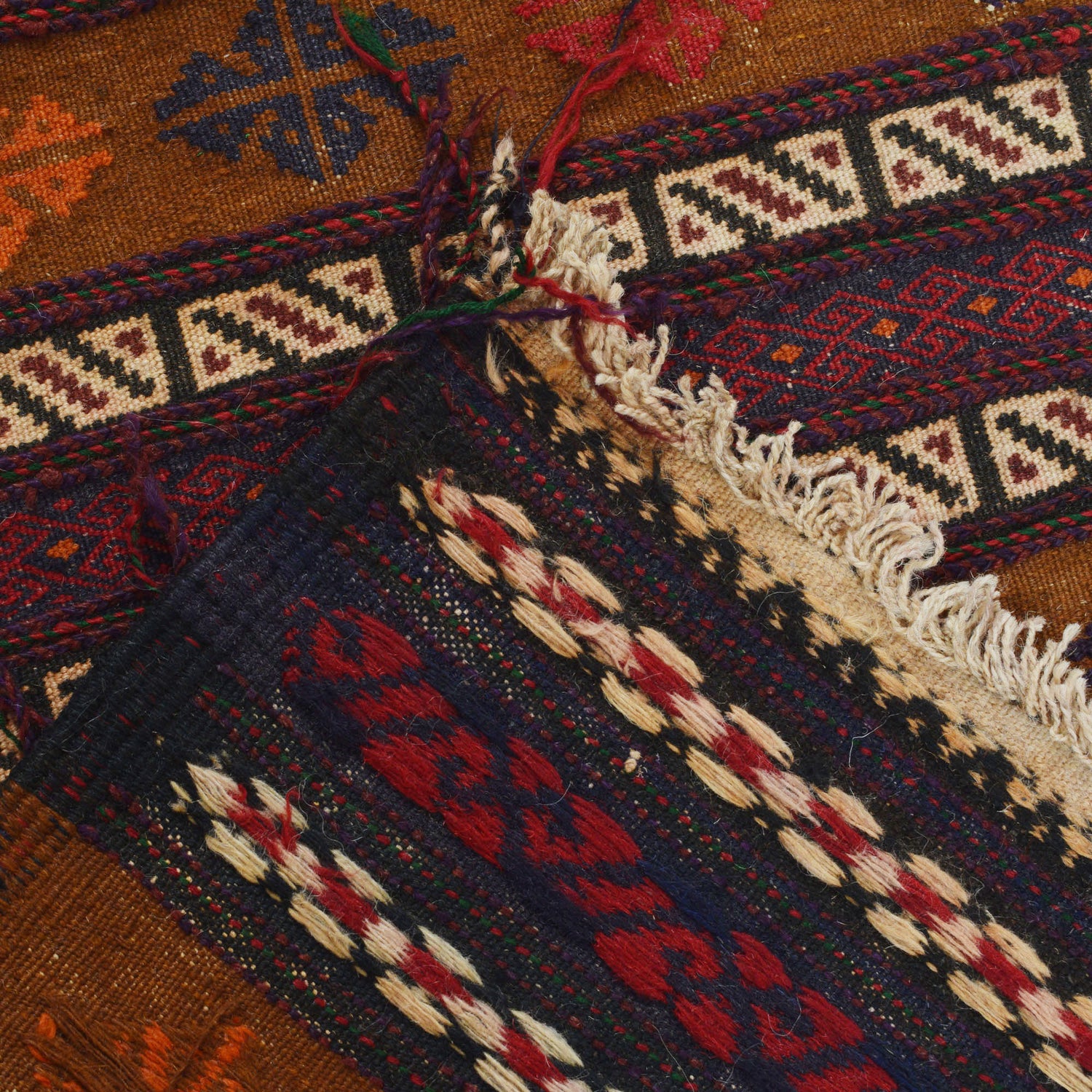 Handmade Table Sheet Kilim Runner 2' 1" x 4' 11" ft / 64 x 151 cm - No. B20501