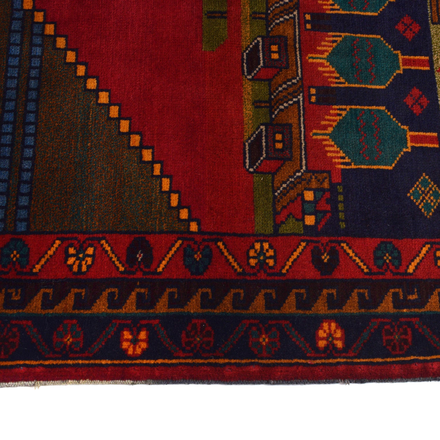 Handmade Pictorial Carpet 2' 11" x 4' 8" ft / 88 x 141 cm - No. B20796