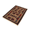 Authentic Afghan War Area Rug 3' 1" x 4' 4" ft / 94 x 133 cm - No. B20798