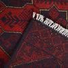 Red Afghan Area Runner Rug 1' 8" x 4' 11" ft / 52 x 149 cm - No. B20973