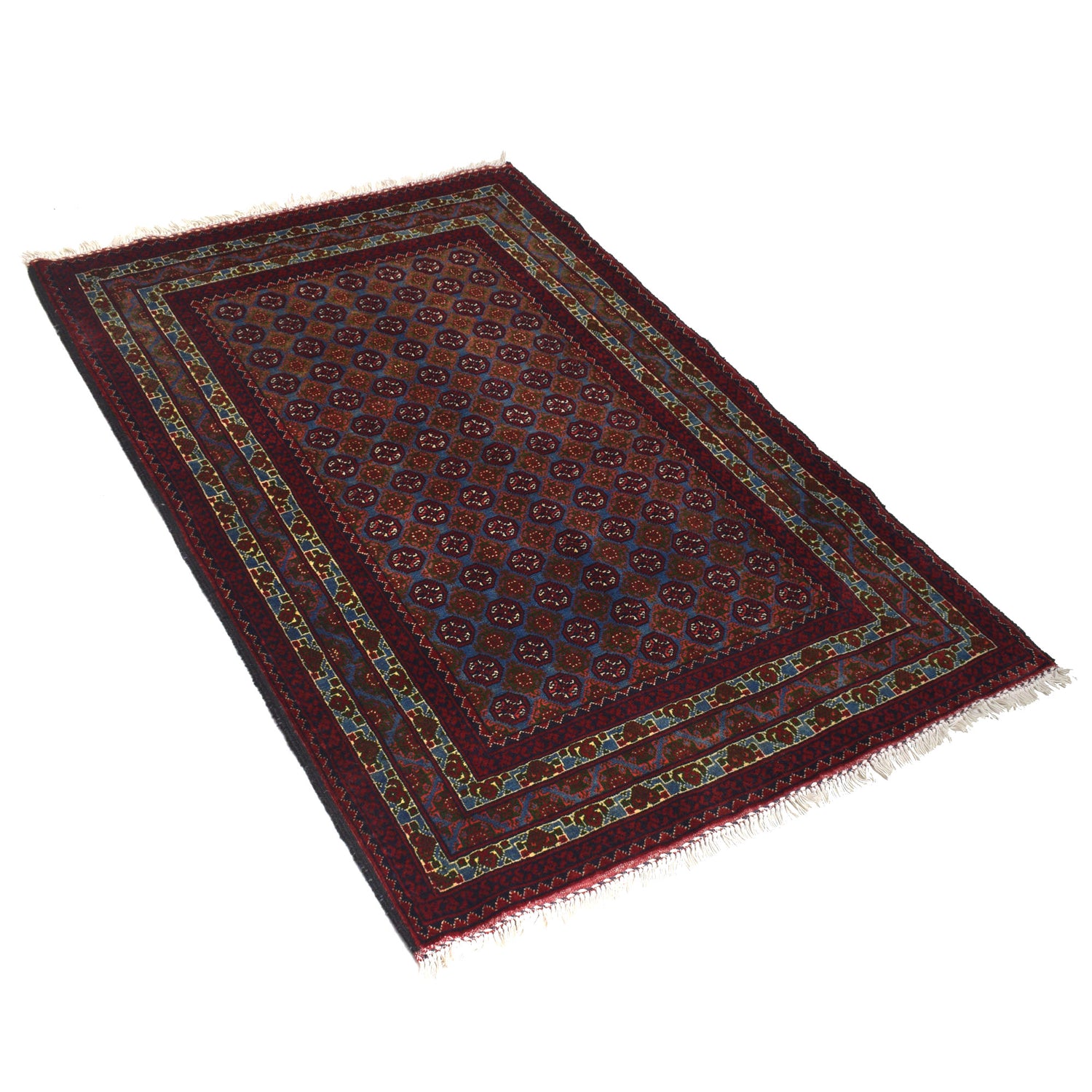 Handmade Khoja Roshnai Area Rug 3' 1" x 4' 8" ft / 93 x 142 cm - No. B21049