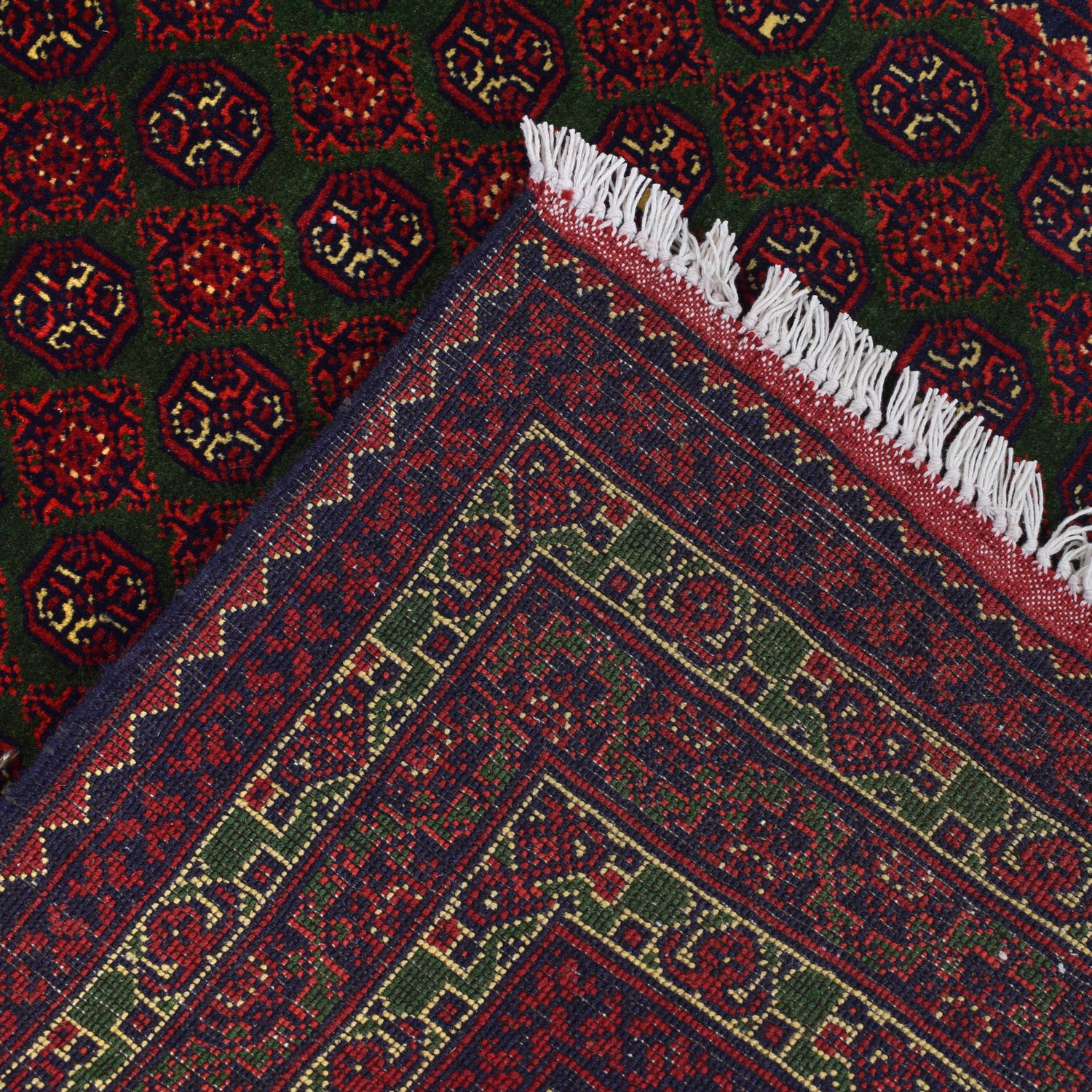 Handmade Khoja Roshnai Area Rug 3' 5" x 4' 10" ft / 103 x 148 cm - No. B21050