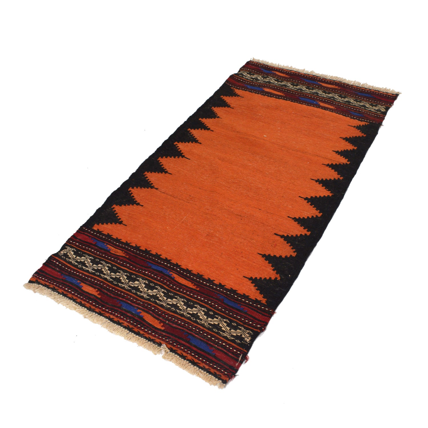 Handmade Table Sheet Kilim Runner 2' 4" x 4' 11" ft / 72 x 150 cm - No. B21058