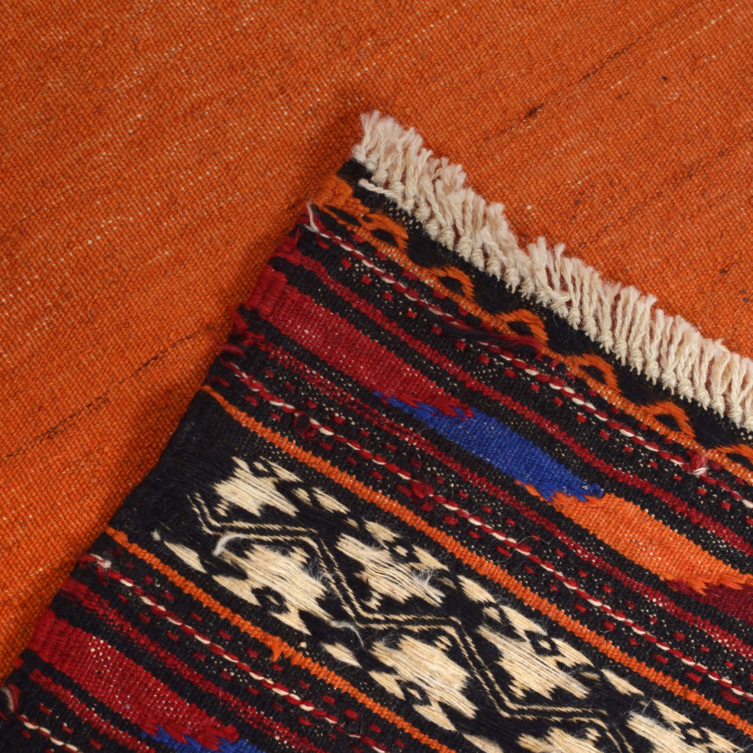 Handmade Table Sheet Kilim Runner 2' 4" x 4' 11" ft / 72 x 150 cm - No. B21058