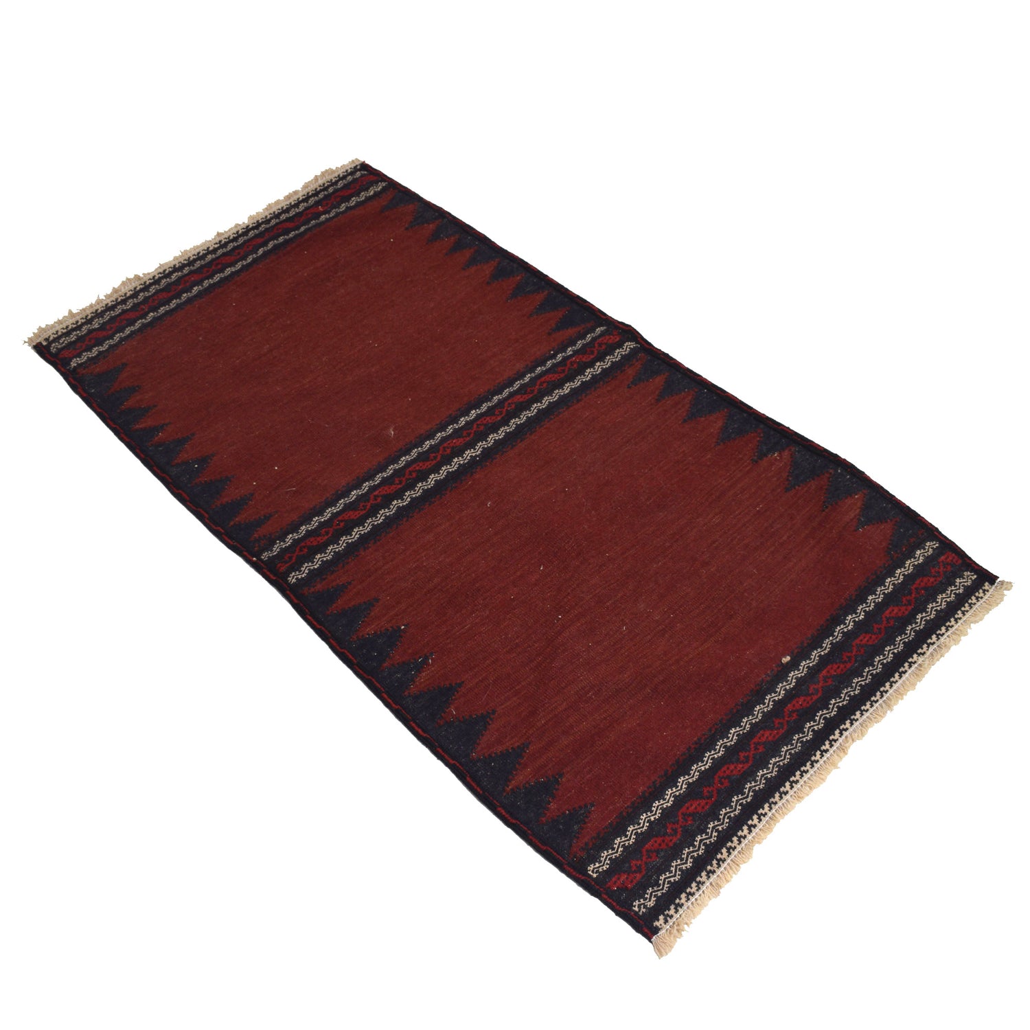 Hand Knotted Sufra Kilem Runner 2' 5" x 4' 7" ft / 73 x 140 cm - No. B21297