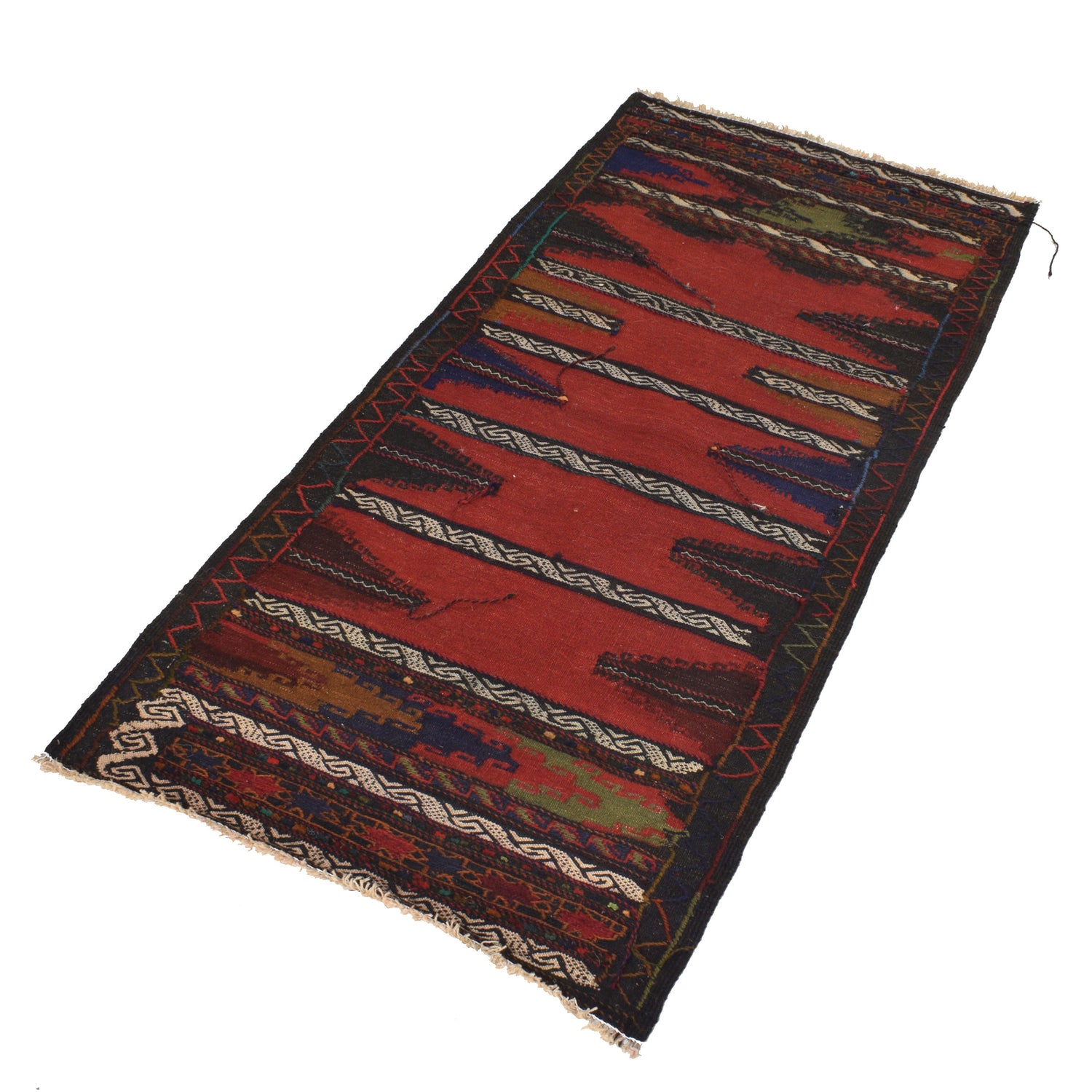 Flatweave Table Sheet Runner 2' 3" x 4' 8" ft / 68 x 143 cm - No. B21333