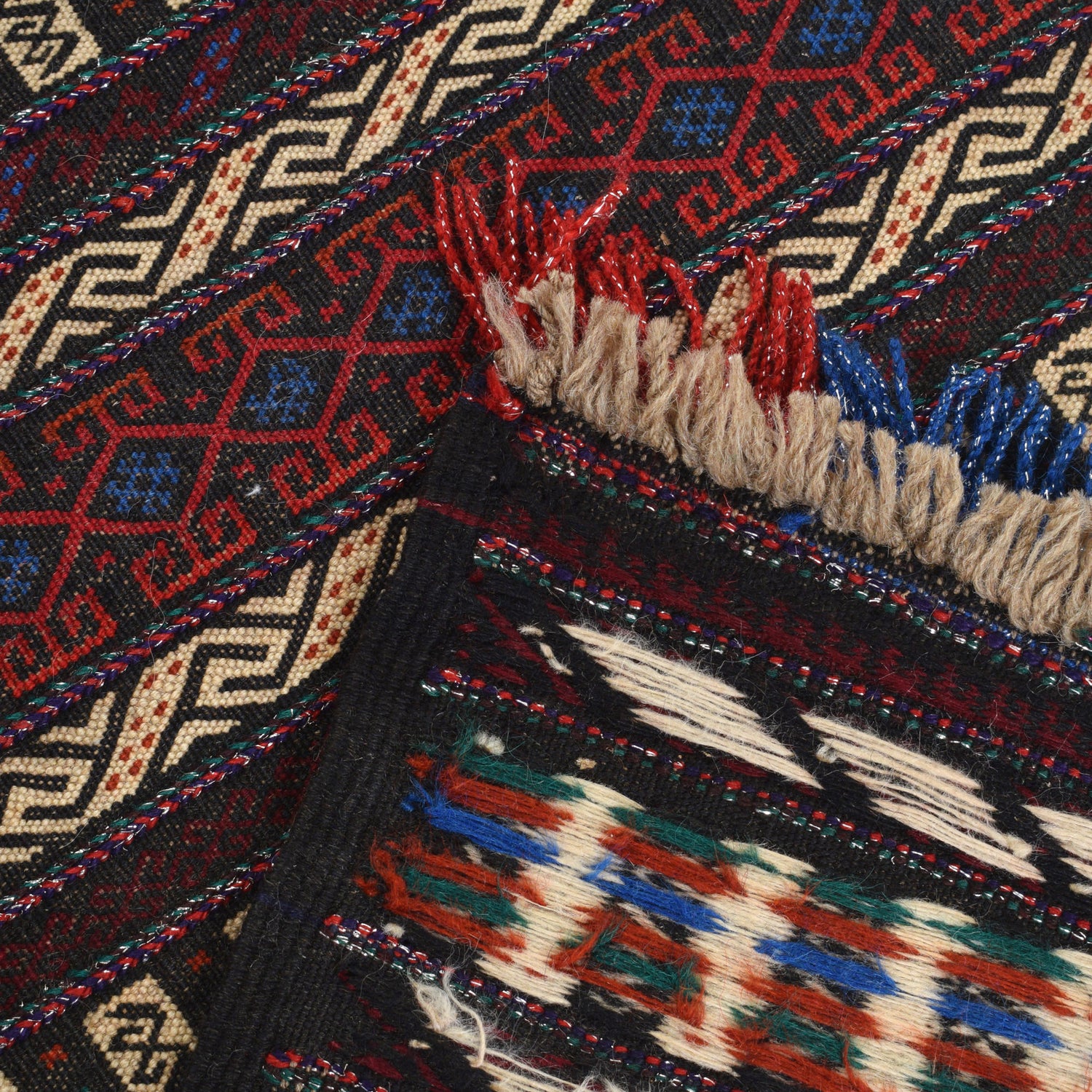 Flatweave Table Sheet Runner 2' 1" x 4' 8" ft / 64 x 143 cm - No. B21336