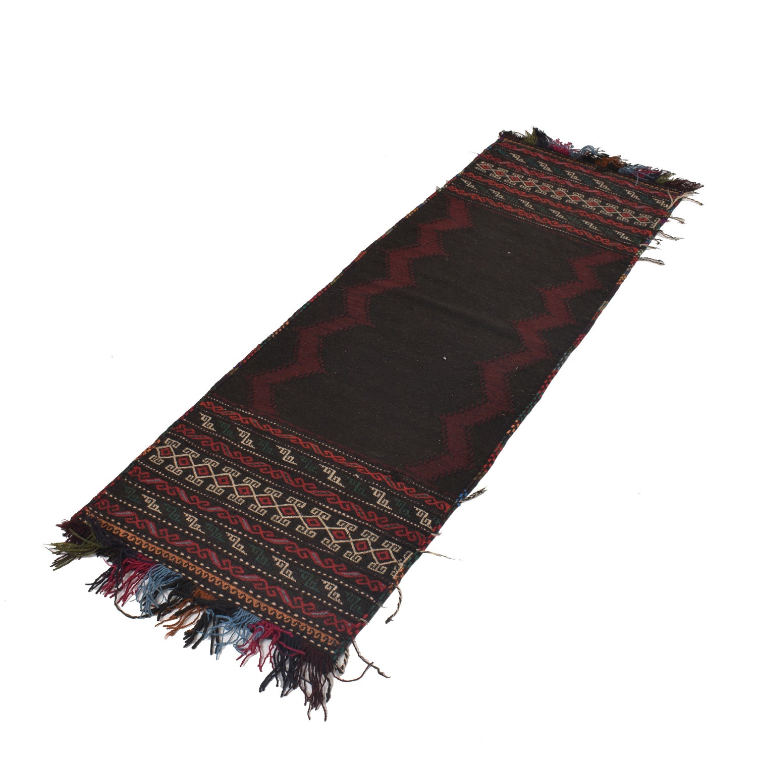 Hand Knotted Sufra Kilem Runner 1' 10" x 5' 7" ft / 55 x 169 cm - No. B21338