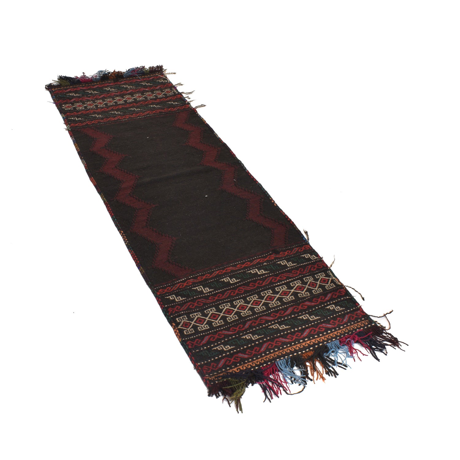 Hand Knotted Sufra Kilem Runner 1' 10" x 5' 7" ft / 55 x 169 cm - No. B21338
