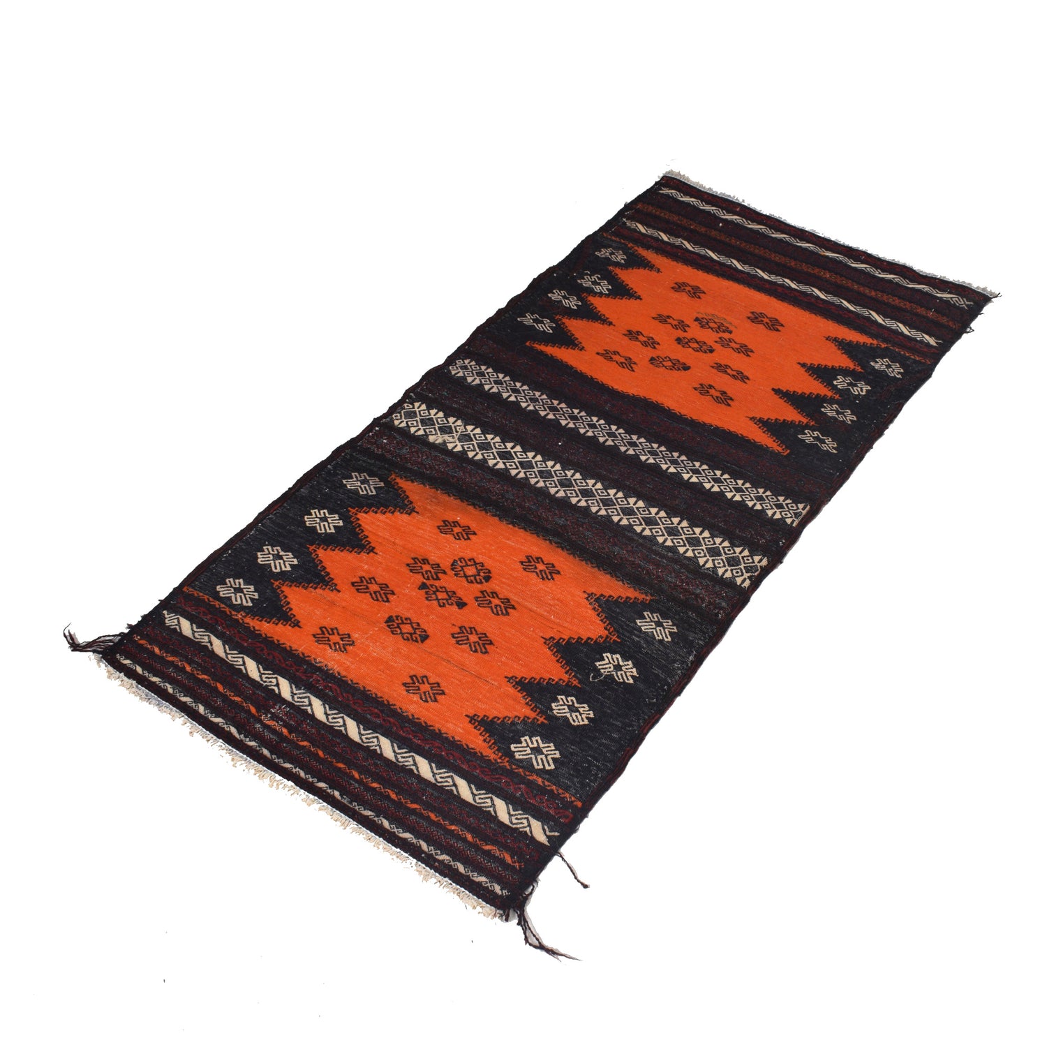 Handmade Table Sheet Kilim Runner 2' 1" x 4' 5" ft / 63 x 134 cm - No. B21412