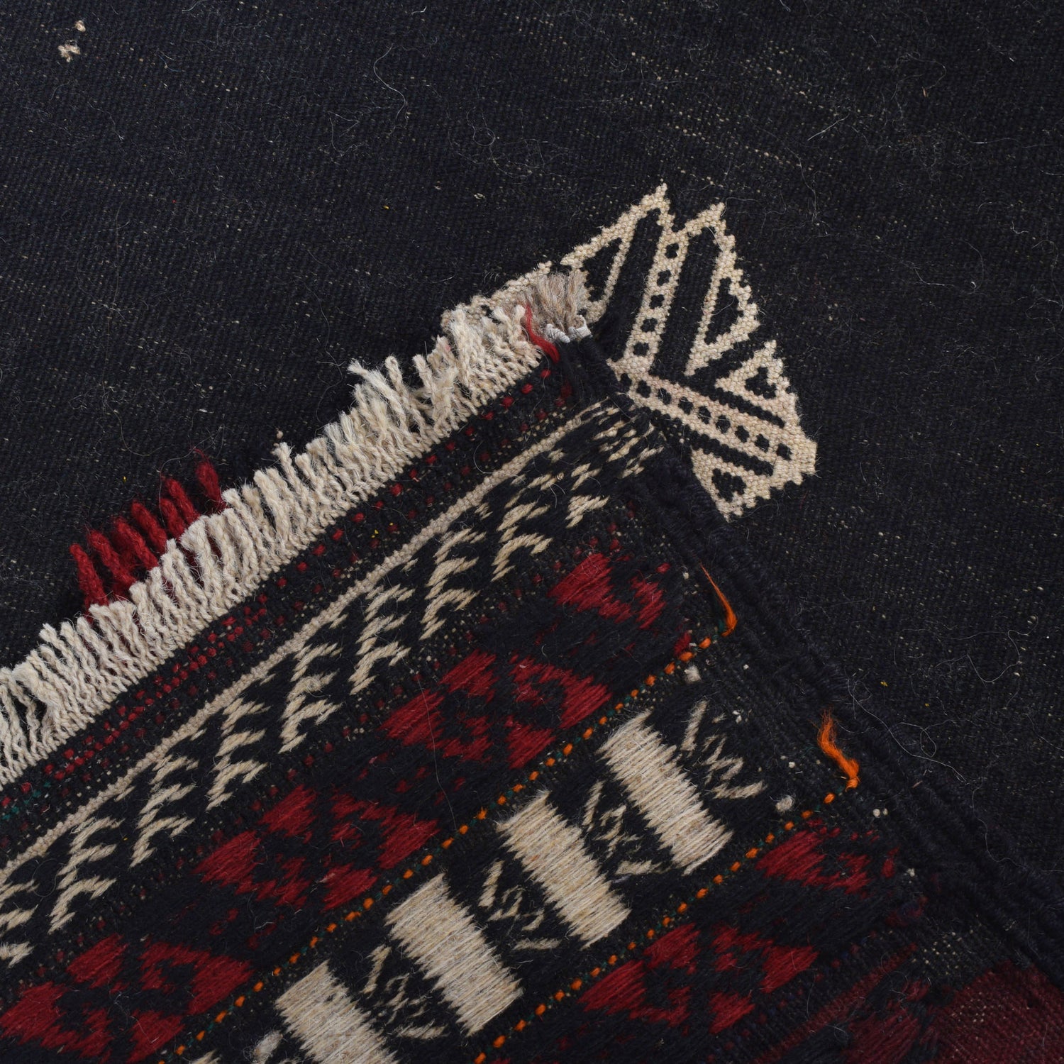 Hand Knotted Sufra Kilem Runner 2' 1" x 4' 1" ft / 64 x 124 cm - No. B21425