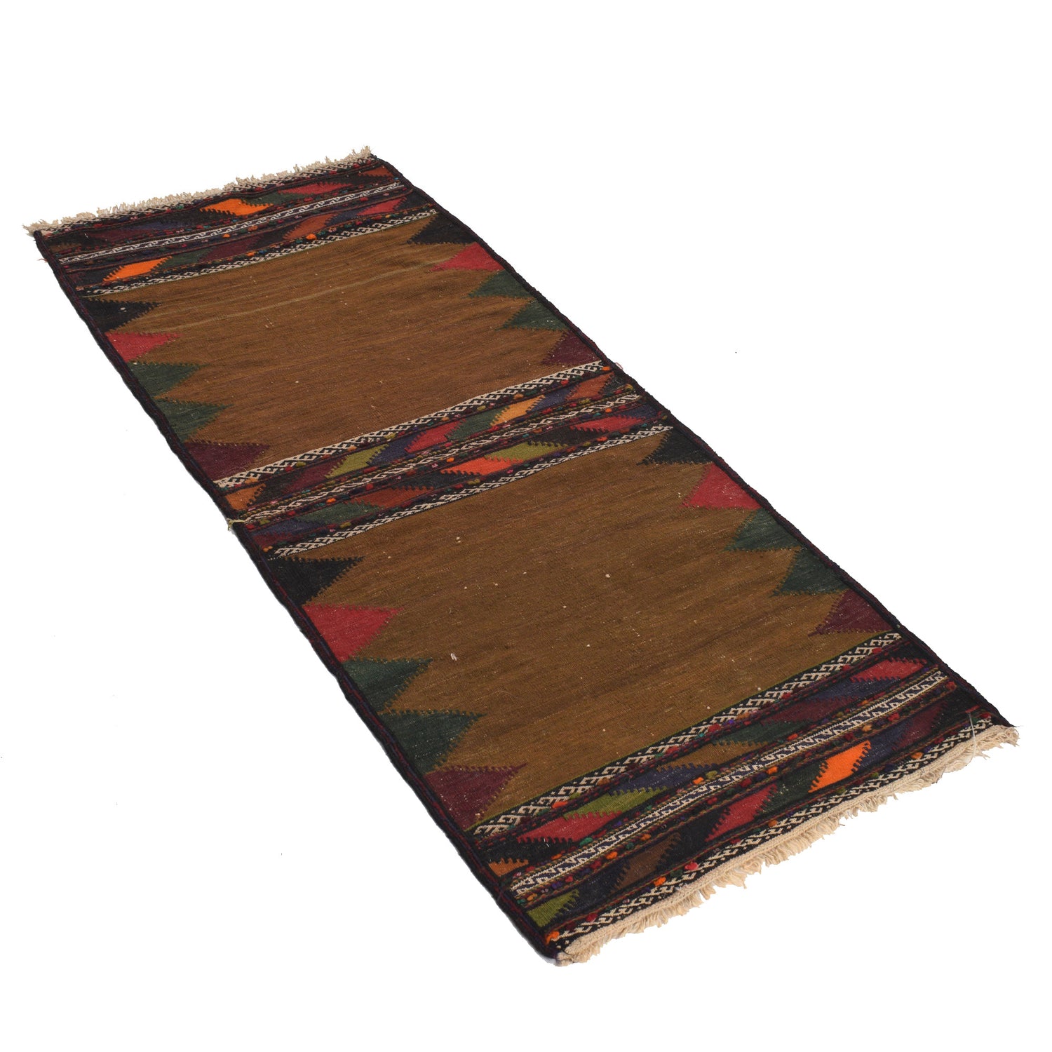Handmade Table Sheet Kilim Runner 2' 1" x 4' 11" ft / 64 x 151 cm - No. B21438