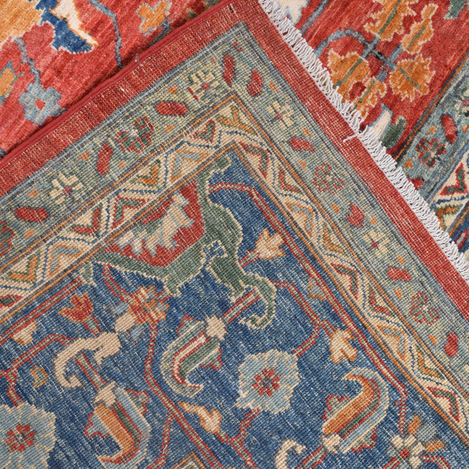 Red Color Heriz Design Rug 9' 10" x 14' 1" ft / 300 x 430 cm - No. B21499