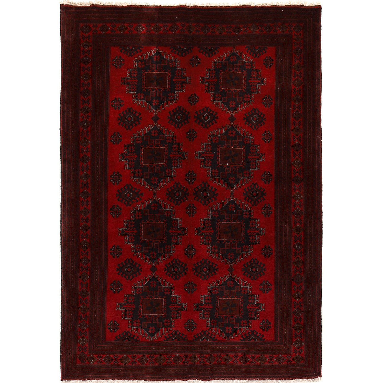 Hand knotted Khal Mohammadi Carpet 5' 6" x 8' 0" ft / 168 x 243 cm - No. B21519