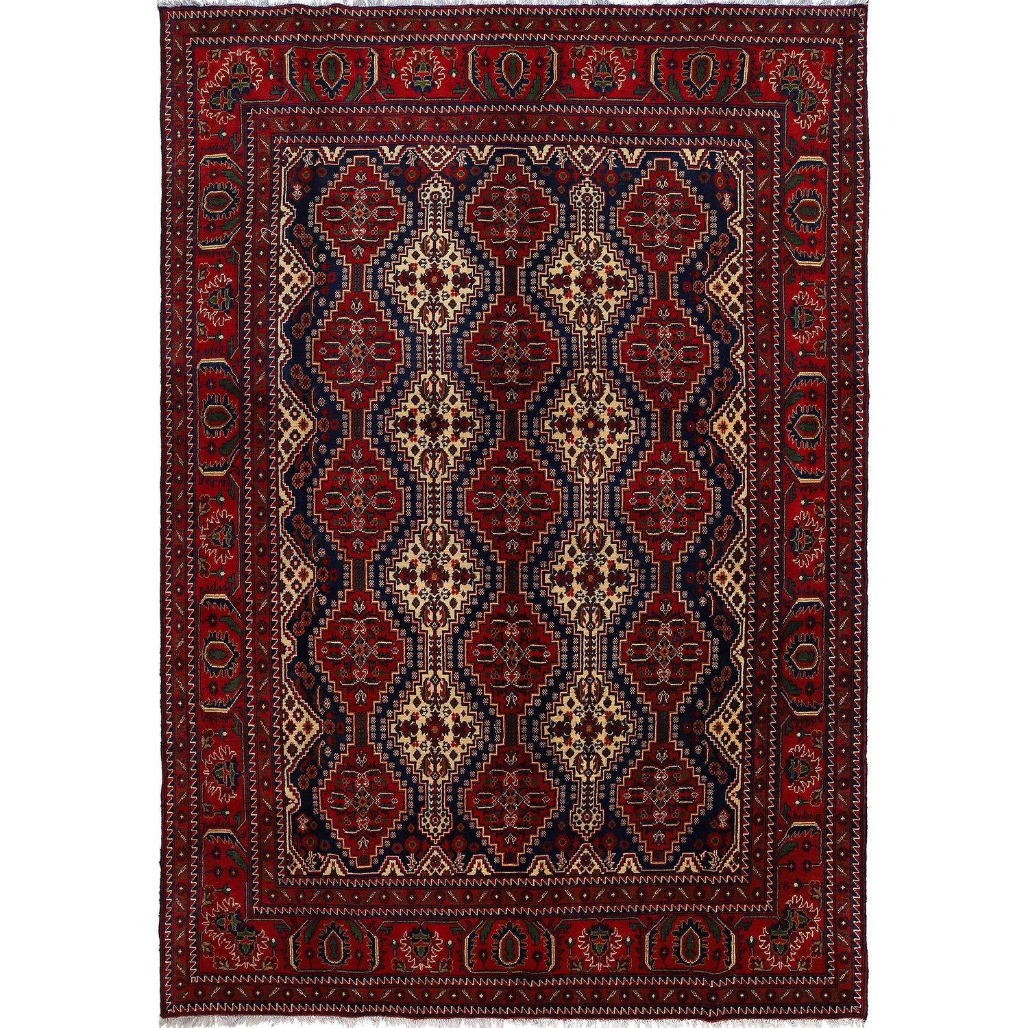 Premium Quality Oriental Rug 6' 7" x 9' 9" ft / 201 x 296 cm - No. B21521