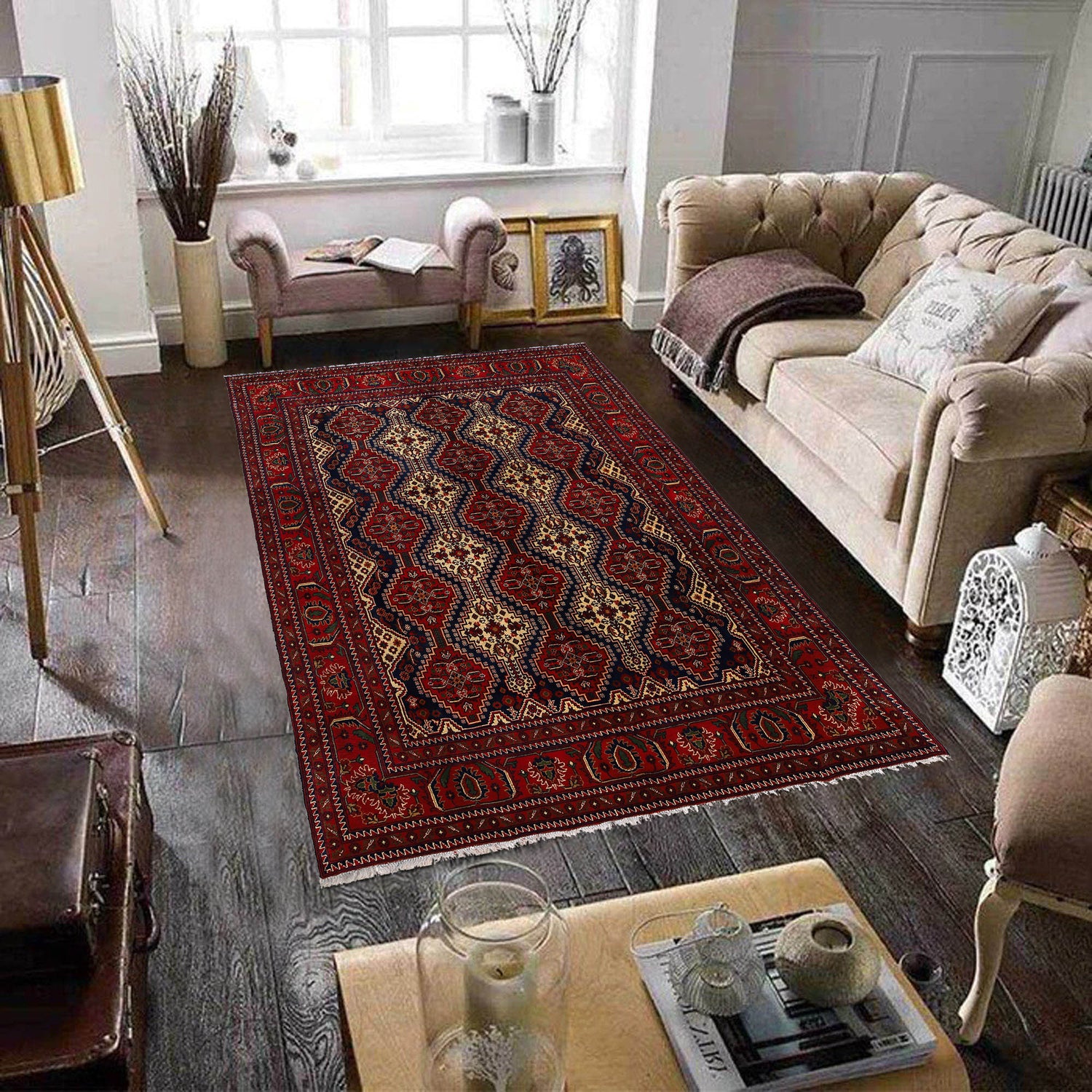 Premium Quality Oriental Rug 6' 7" x 9' 9" ft / 201 x 296 cm - No. B21521