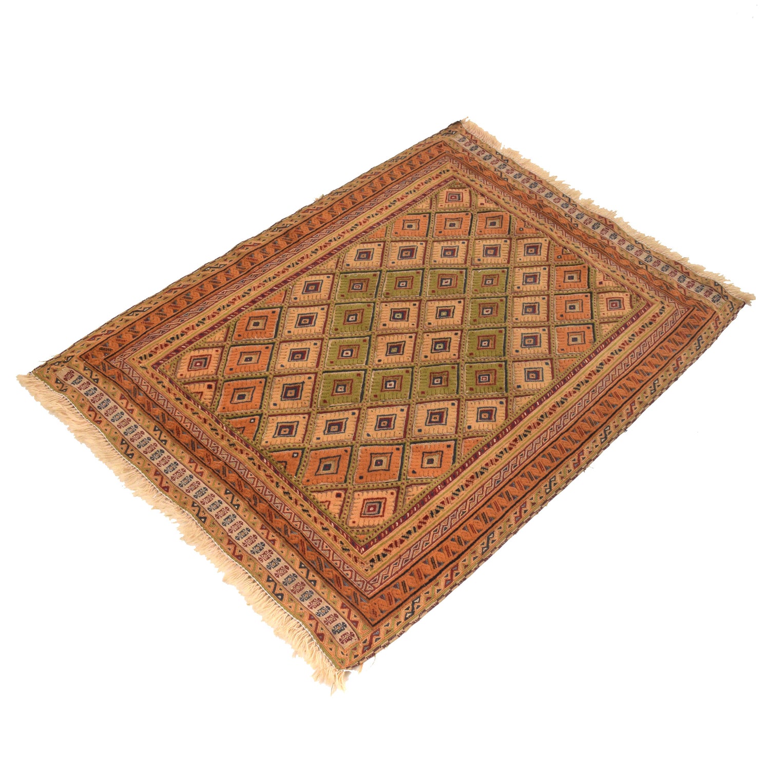 Handmade Nakhunak Kilim Rug 2' 7" x 3' 7" ft / 80 x 110 cm - No. B21526