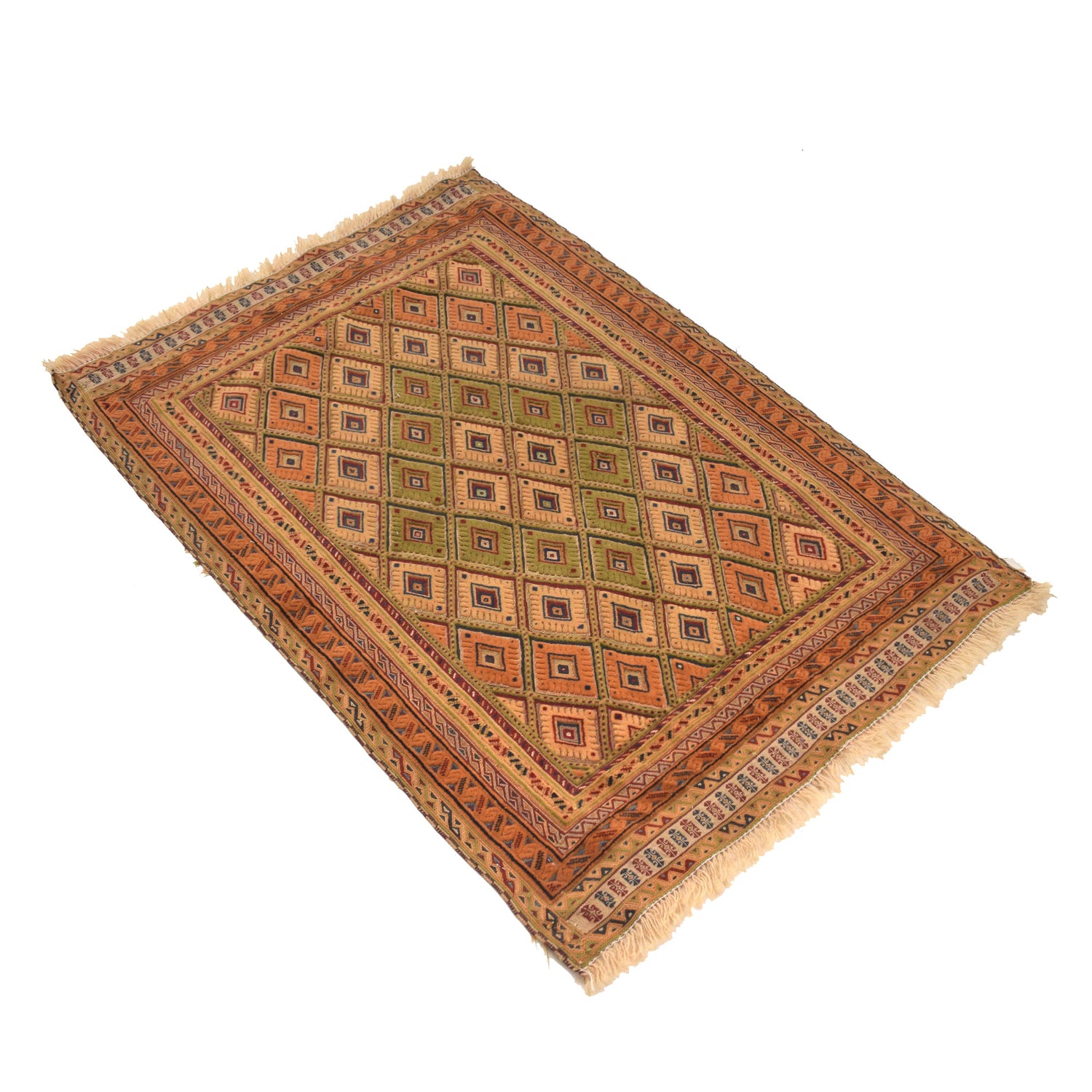 Handmade Nakhunak Kilim Rug 2' 7" x 3' 7" ft / 80 x 110 cm - No. B21526