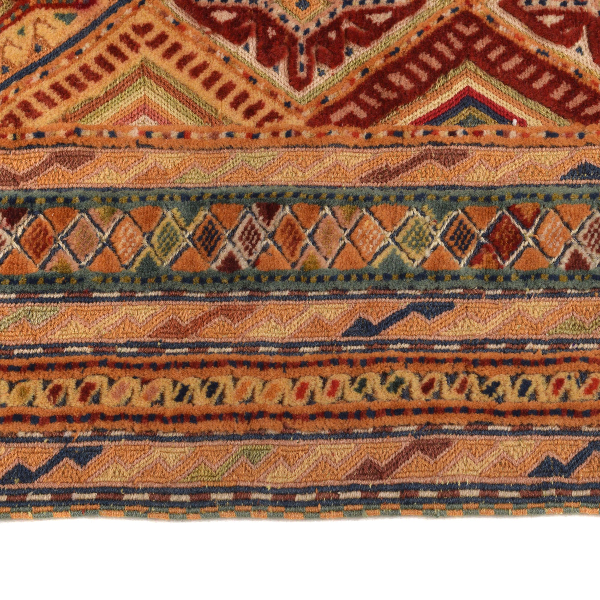 Hand Knotted Luxury Kilim Rug 3' 2" x 4' 12" ft / 97 x 152 cm - No. B21527
