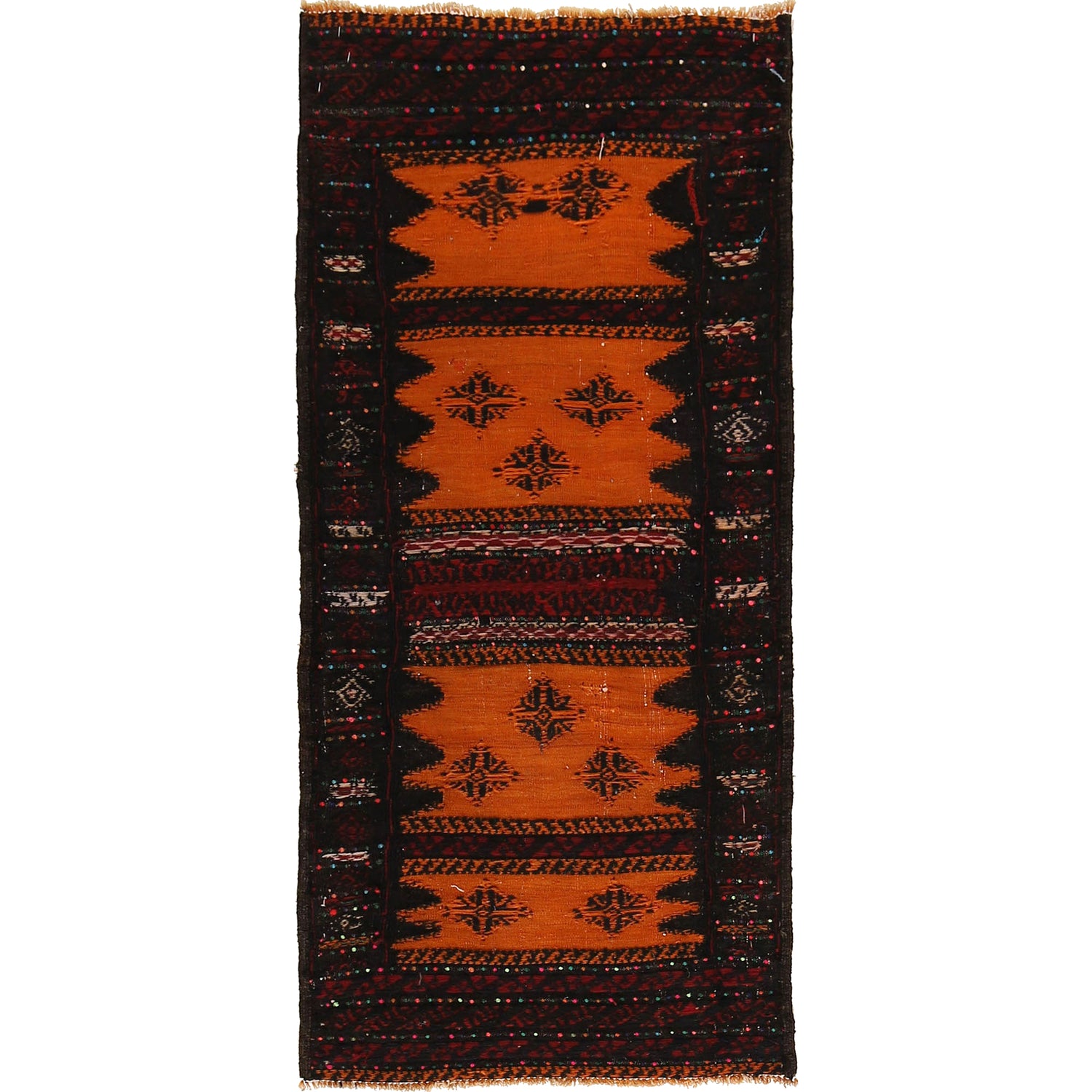 Flatweave Table Sheet Runner 2' 0" x 4' 6" ft / 61 x 136 cm - No. B21532