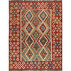 Hand Made Afghan Kilim 5' 1" x 6' 5" ft / 156 x 196 cm - No. B21595