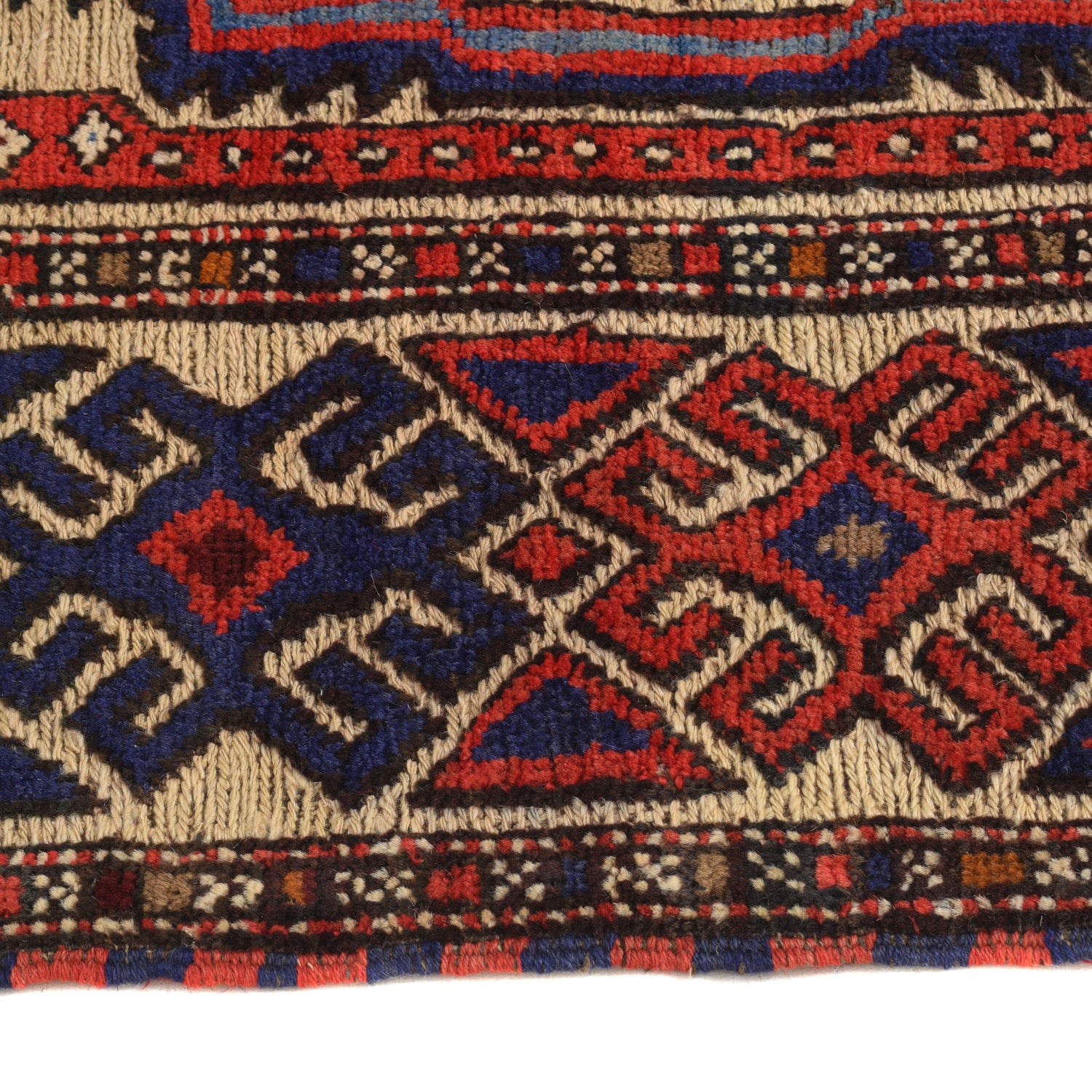 Handmade Barjista Kilim Rug 4' 3" x 5' 11" ft / 129 x 180 cm - No. B21607