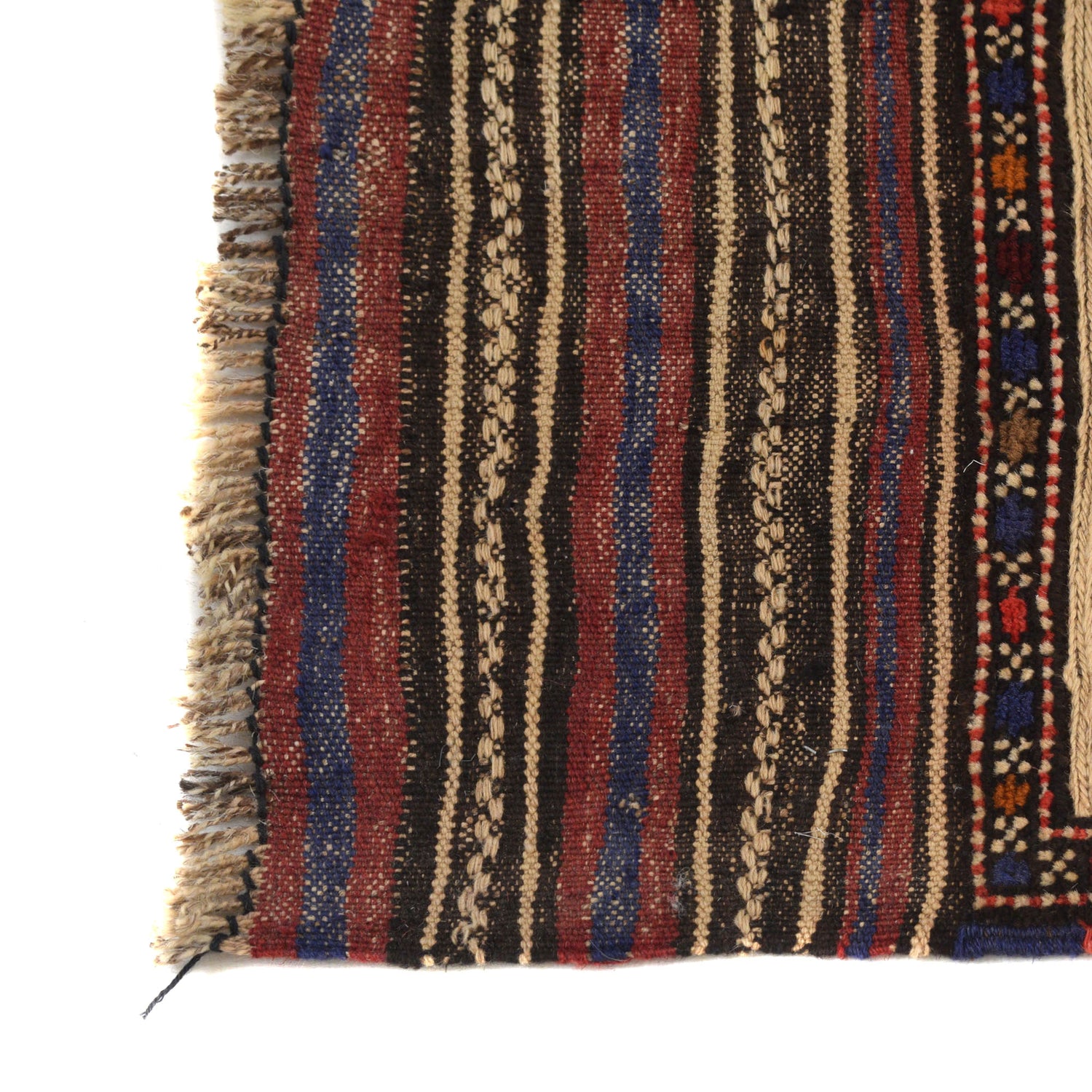 Handmade Barjista Kilim Rug 4' 3" x 5' 11" ft / 129 x 180 cm - No. B21607