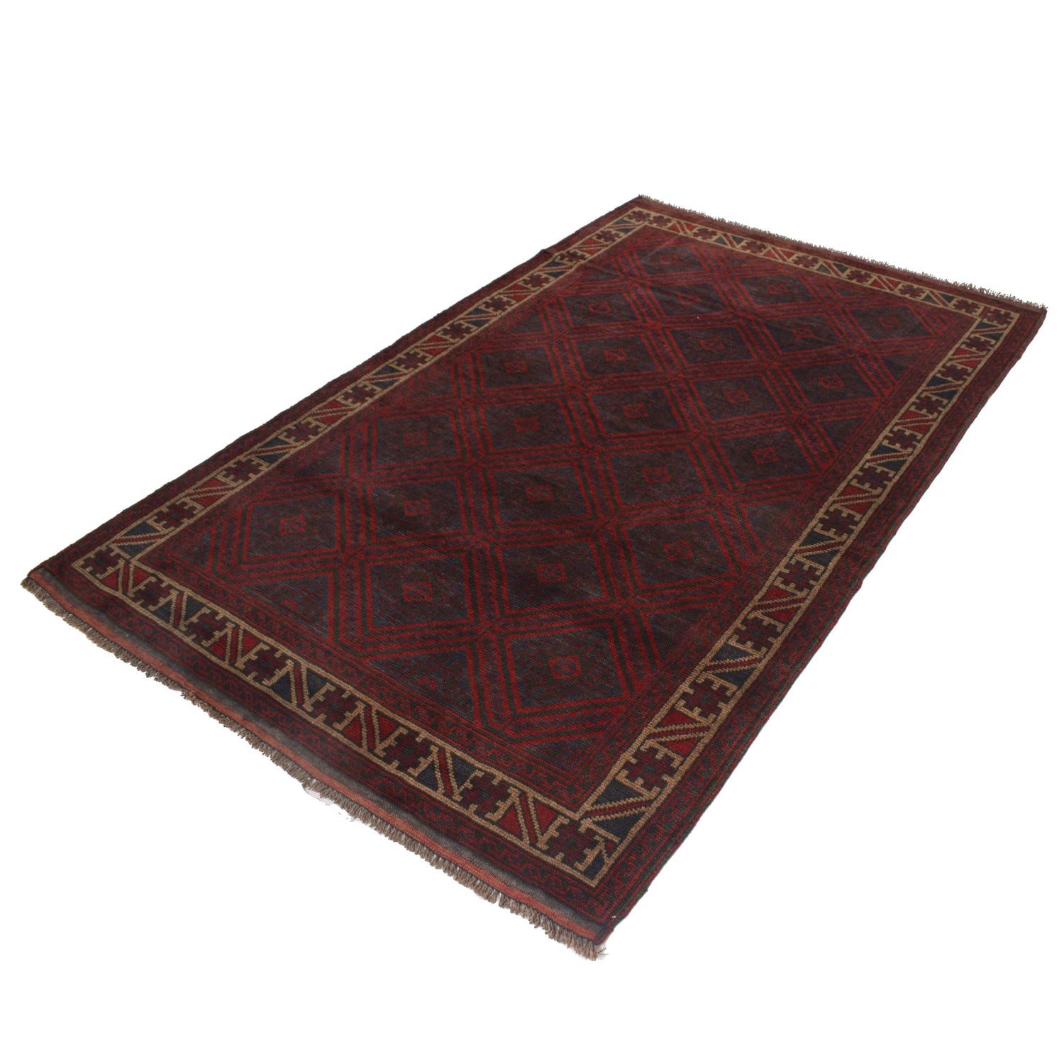 Handmade Baluchi Rug 4' 5" x 6' 10" ft / 135 x 209 cm - No. B22005