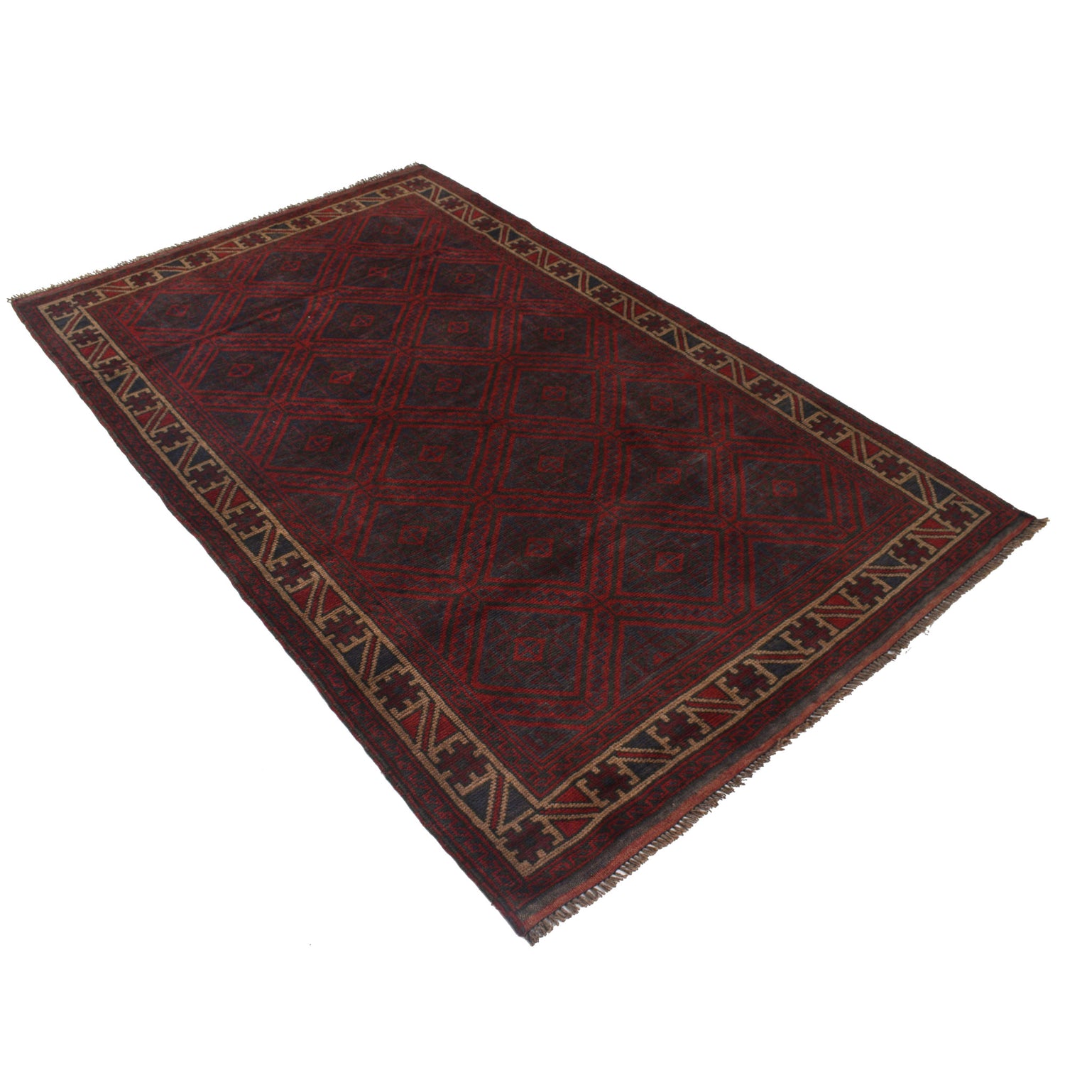 Handmade Baluchi Rug 4' 5" x 6' 10" ft / 135 x 209 cm - No. B22005