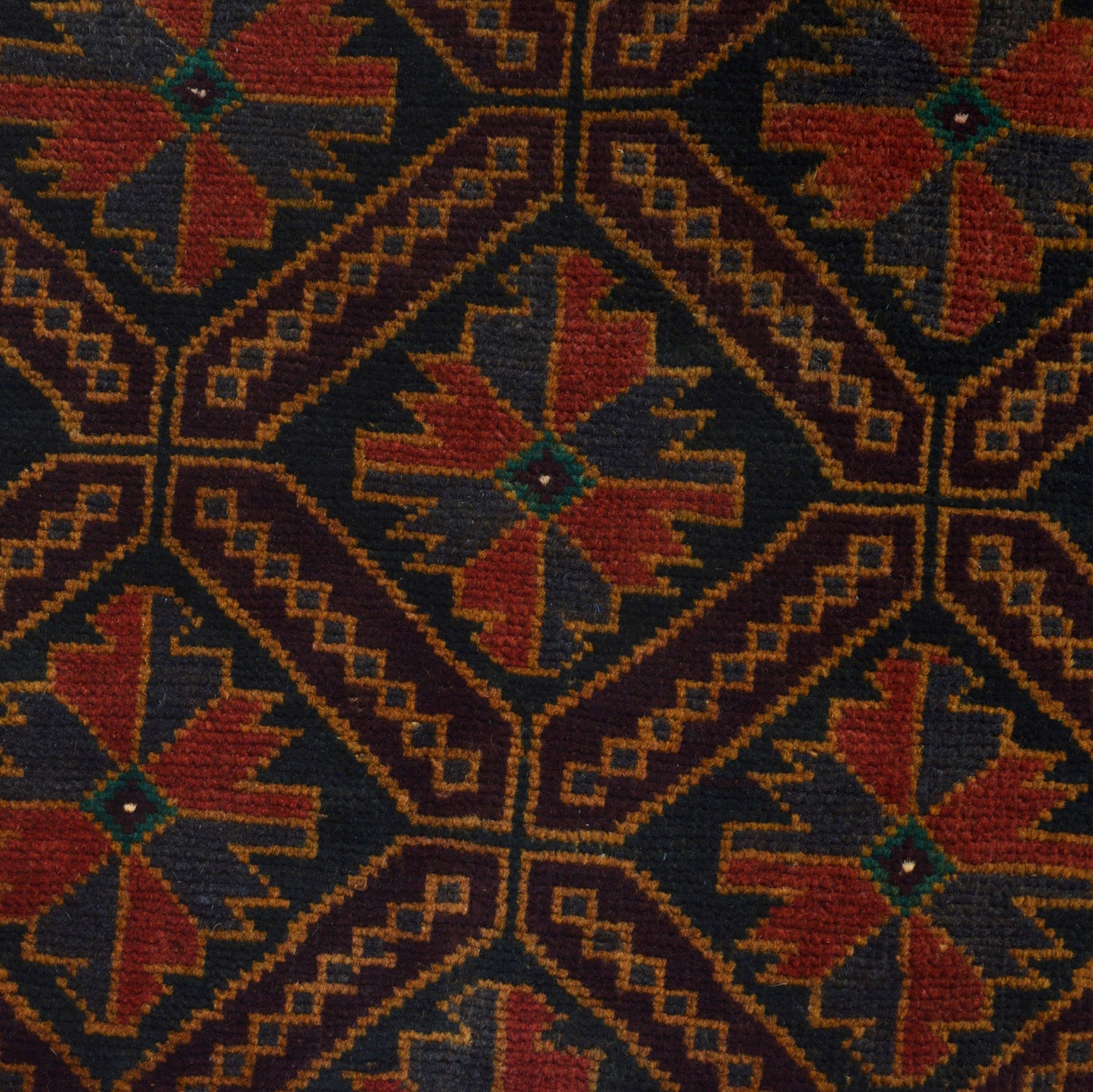 Tribal Baloch Rug 3' 5" x 6' 3" ft / 104 x 191 cm - No. B23679