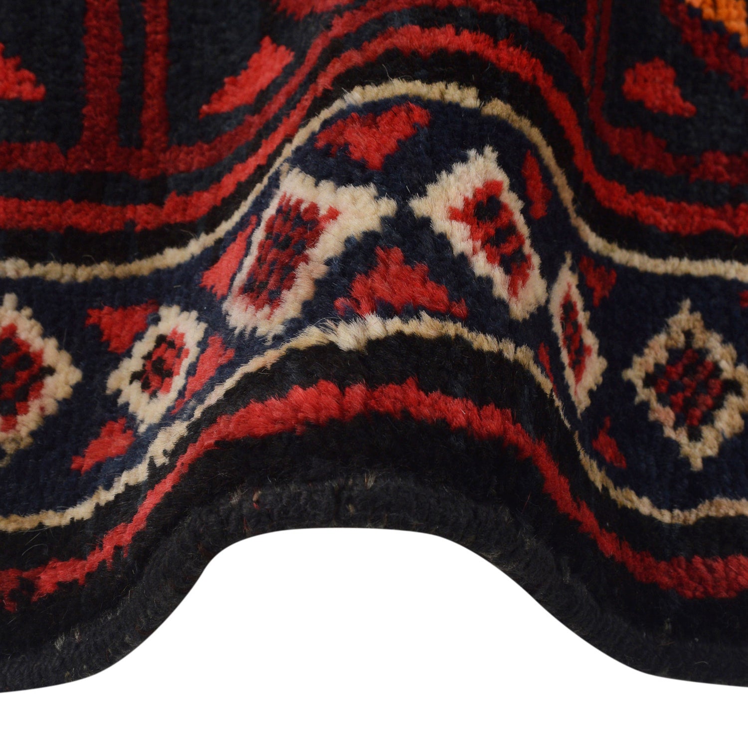 Tribal Baloch Rug 4' 2" x 5' 11" ft / 128 x 181 cm - No. B23711