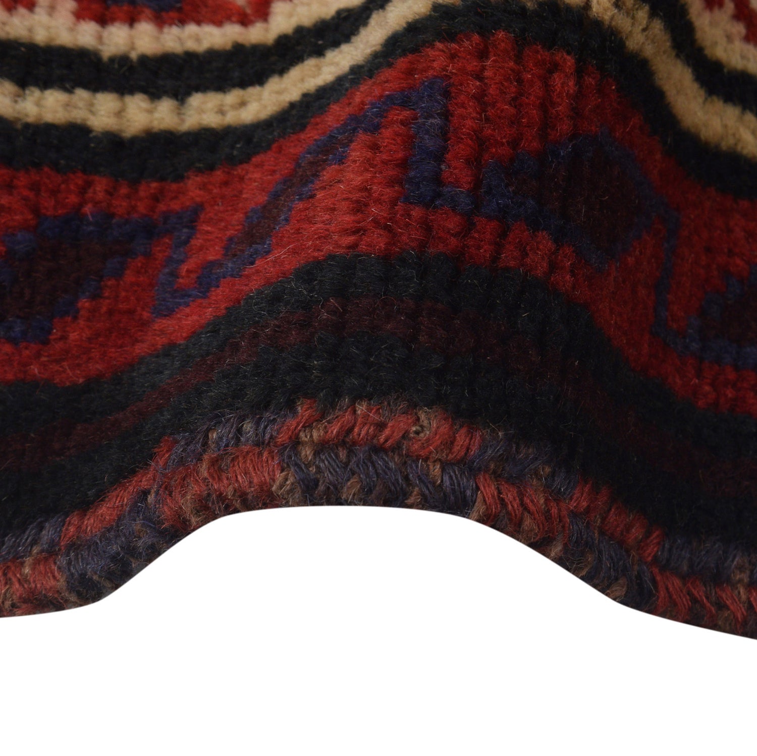 Hand Knotted Baluchi Rug 4' 11" x 7' 6" ft / 151 x 228 cm - No. B23712