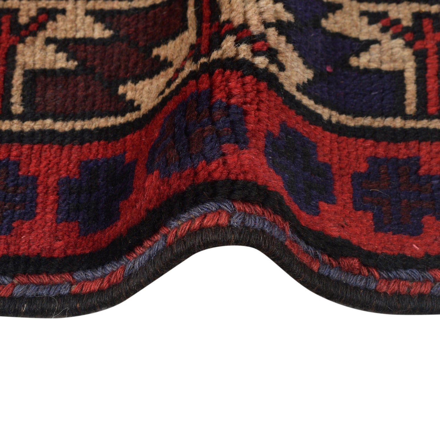 Tribal Baloch Rug 3' 10" x 5' 9" ft / 117 x 176 cm - No. B23760