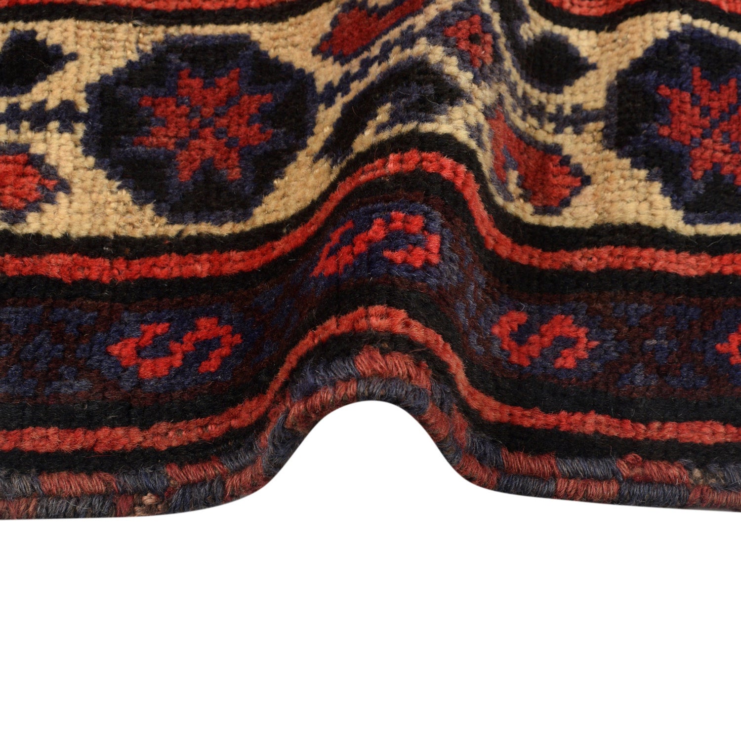 Handmade Baluchi Rug 5' 2" x 6' 7" ft / 157 x 200 cm - No. B23762