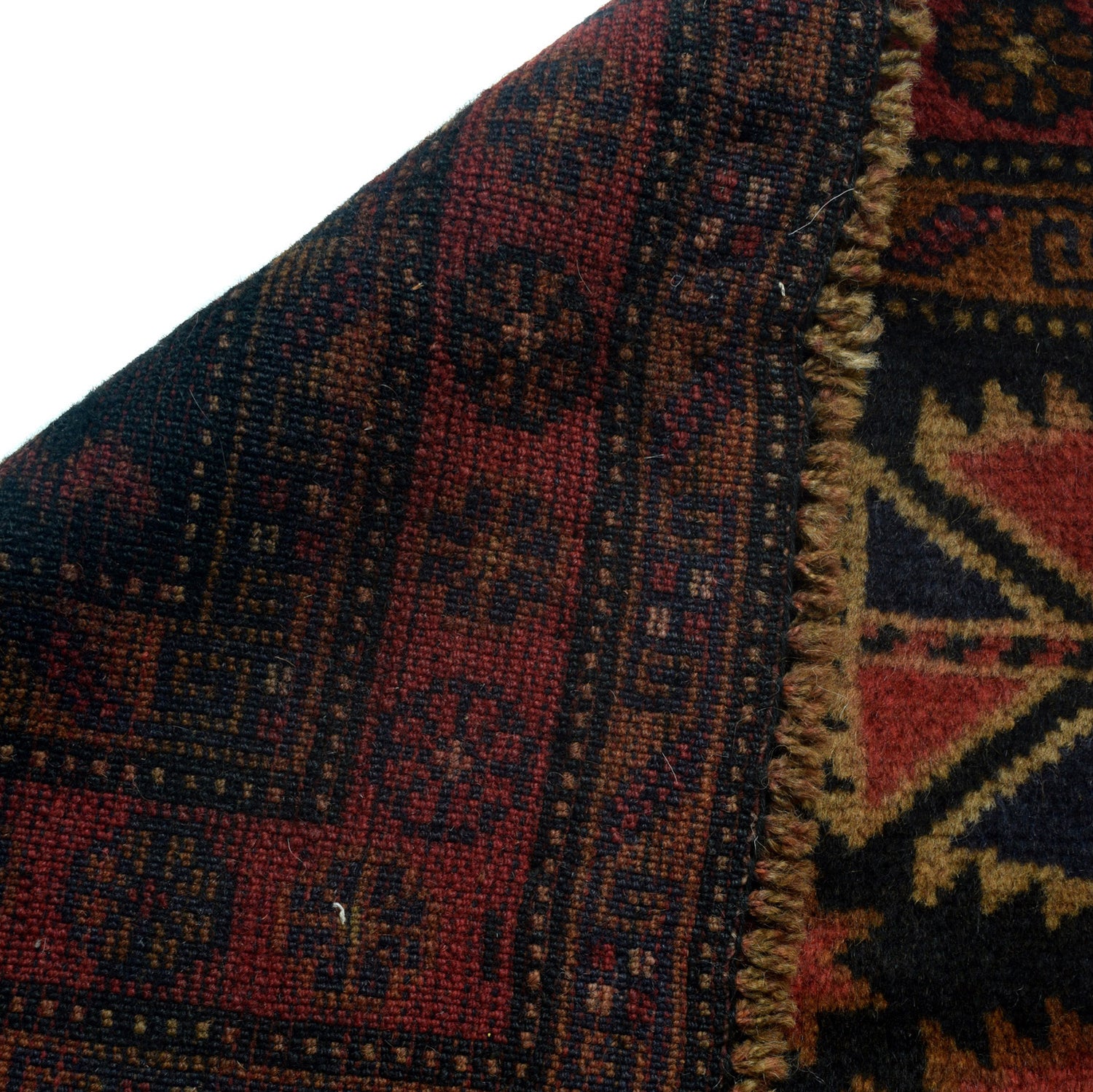 Tribal Baloch Rug 3' 8" x 5' 12" ft / 111 x 182 cm - No. B24431