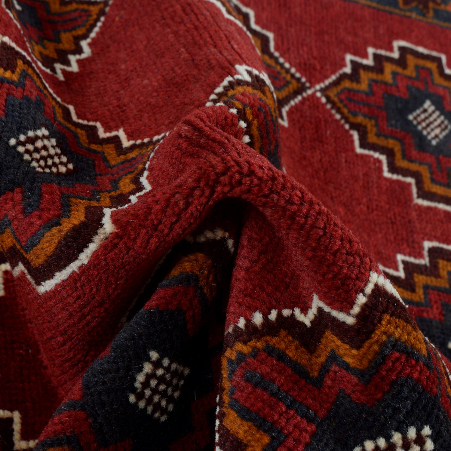 Handmade Balochi Carpet 2' 9" x 4' 7" ft / 85 x 140 cm - No. B26353