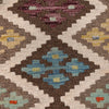 Hand Knotted Afghan Style Kilim 2' 6" x 4' 2" ft / 77 x 126 cm - No. B26374