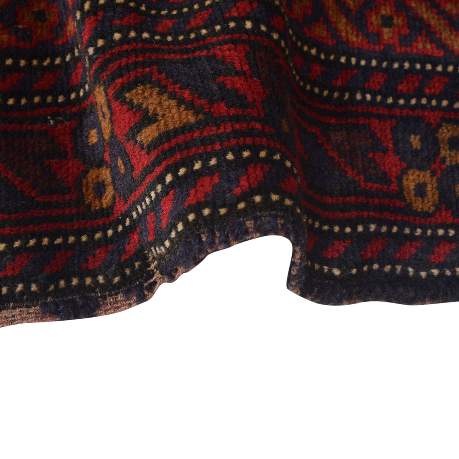 Tribal Baloch Rug 3' 9" x 5' 6" ft / 114 x 167 cm - No. B26479