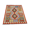 Hand Knotted Afghan Style Kilim 2' 9" x 4' 1" ft / 85 x 125 cm - No. B26669