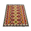 Hand Knotted Afghan Style Kilim 2' 8" x 4' 0" ft / 81 x 122 cm - No. B26688