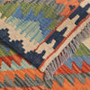 Handmade Afghan Vegetable Kilim 2' 7" x 4' 2" ft / 80 x 128 cm - No. B26699