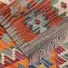 Hand Knotted Afghan Style Kilim Runner 2' 0" x 6' 7" ft / 61 x200 cm - No. B26709